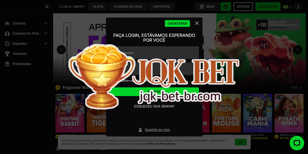 jqk bet login